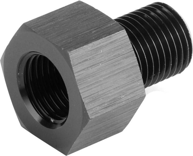 Sjlerst - Ej.Life Reduzierstück Öldruckmesser Adapter, kimiss Schwarzer Öldrucksensor Adapter Ersatz für 1/8 npt Buchse ...