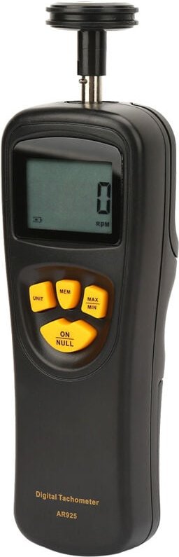 SMART SENSOR Digitaler Kontakt-Drehzahlmesser, digitaler Geschwindigkeitsmesser von 0,5 bis 19999 mit LCD-Hintergrundbel...