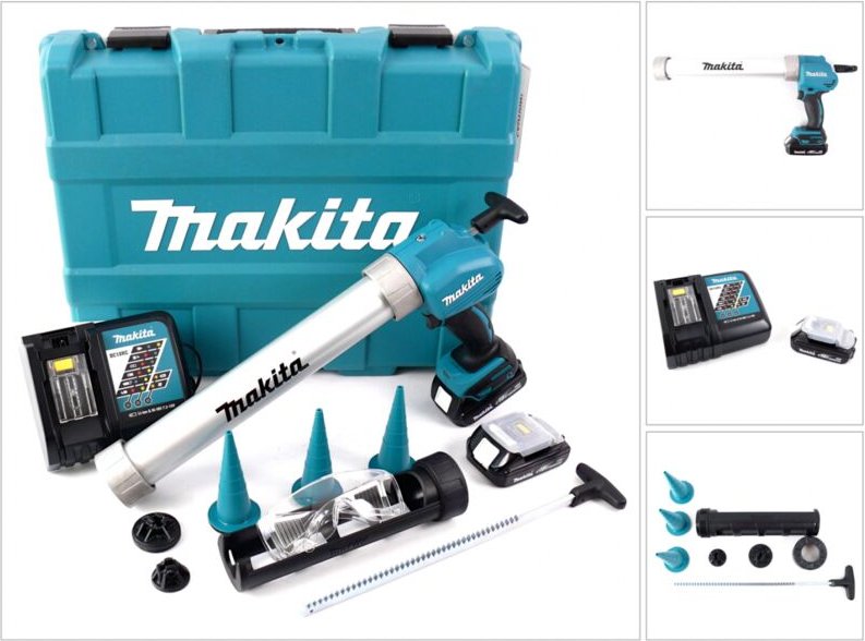 DCG180RYEX Akku-Kartuschenpistole Kartuschenpresse 2 x Akku 18V + Beutel - Makita