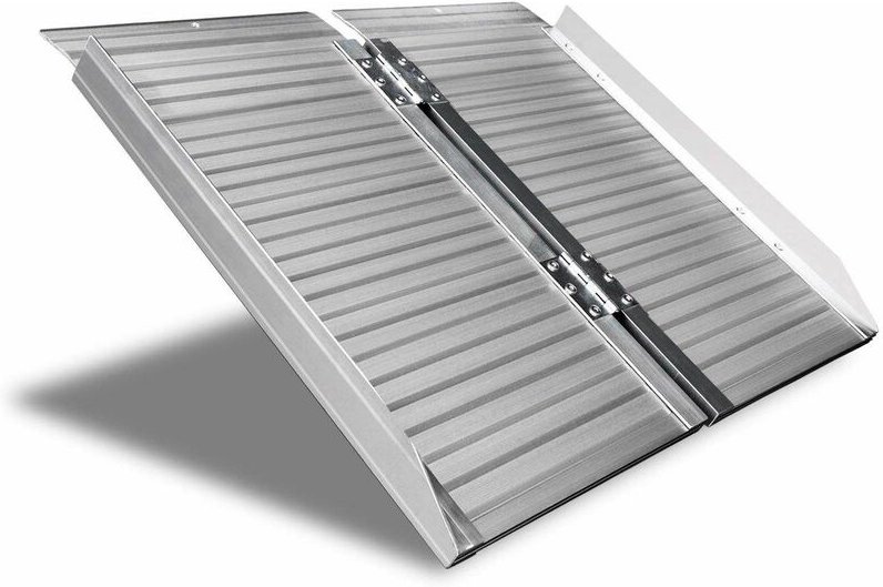 Varan Motors - SR607-2 rollstuhl rampe klappbar rollstuhlrampe faltbar 61CM 272KG flachrampe