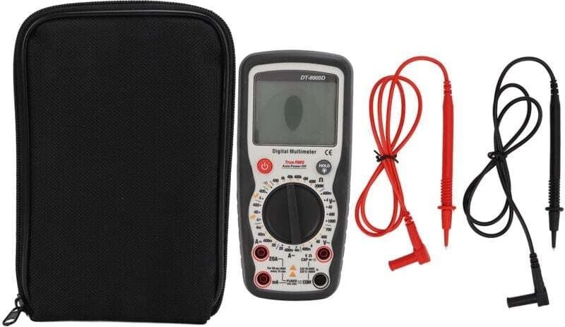 Multimètre Numérique Haute Précision LCD Testeur Tension Courant Résistance Capacité Portable