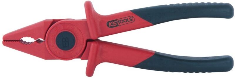 Ks Tools Kunststoff-Kombizange mit Schutzisolierung, 185mm - 117.1765