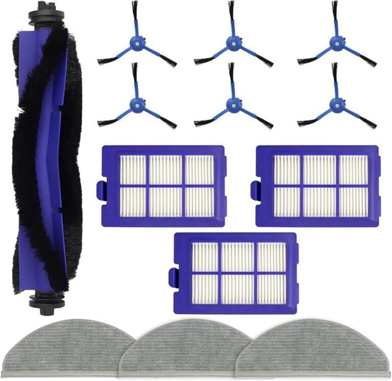 Für RoboVac X8 Wichtigsten Seite Pinsel Hepa-Filter Mopp Tuch