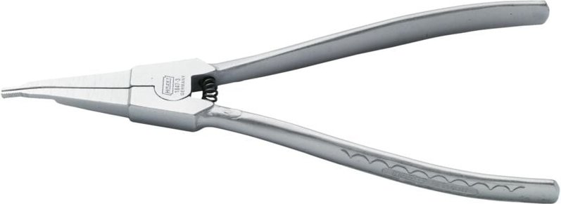 Sicherungsring-Zange, Backen 10° abgewinkelt, Spitzen kariert, 200 mm lang, Art.Nr. 1847-3 - Hazet