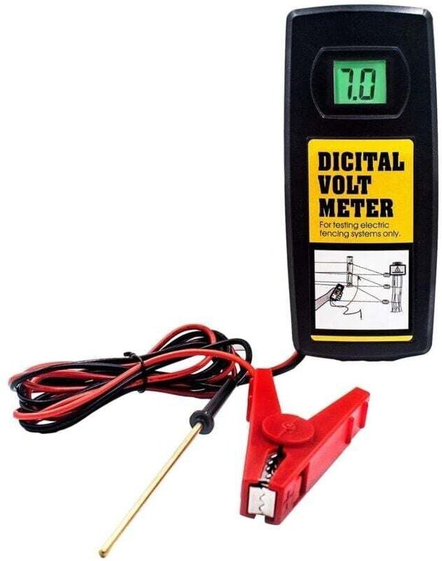 Zaunprüfgerät ohne Erdspieß, LED-Display mit Hintergrundbeleuchtung, 200–9900 V zur Prüfung der Spannung von elektrische...