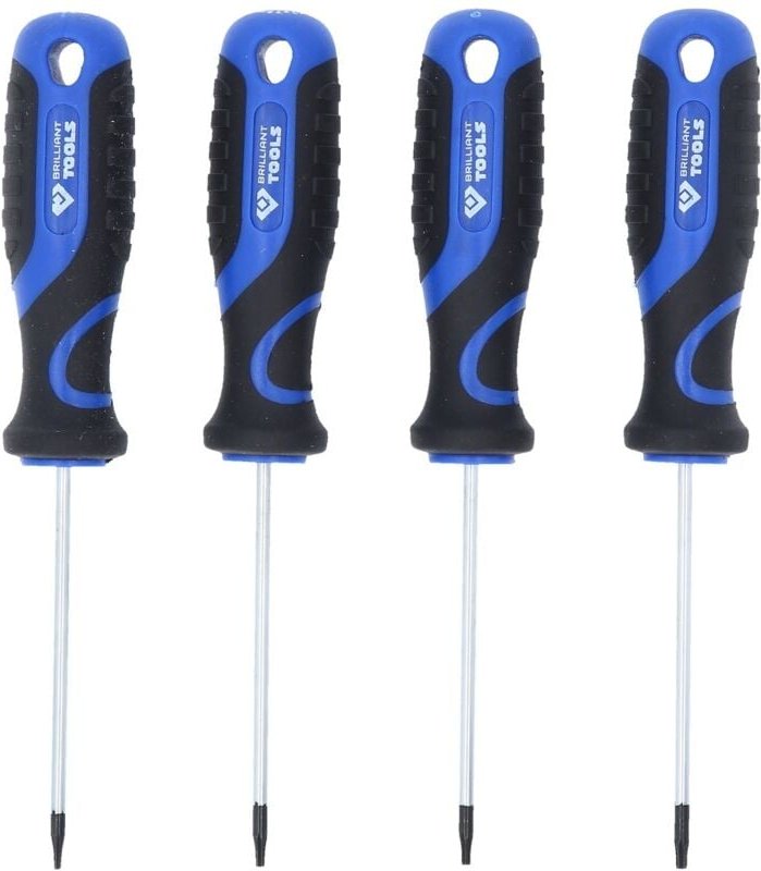 Brilliant Tools - Schraubendreher-Satz, 4-tlg, Torx-Profil