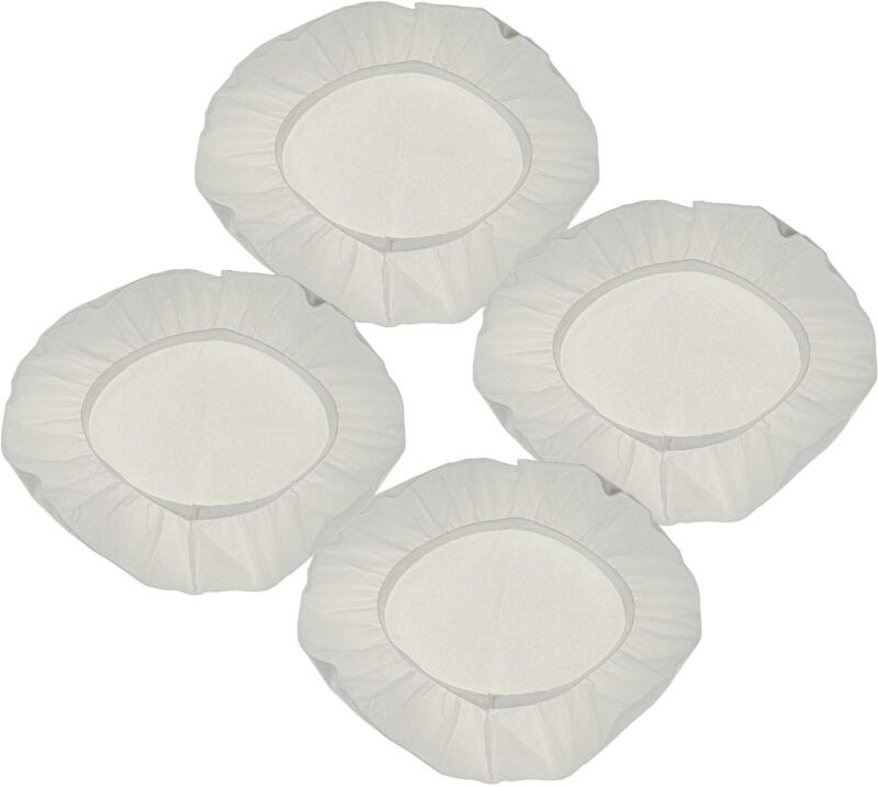 vhbw 4x Membranfilter kompatibel mit Kärcher NT 35/1 AP TE, NT 35/1 Ap, NT 35/1 Tact Staubsauger - Stofffilter-Set Weiß