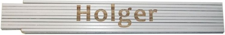 Zollstock Holger 2 m weiß Zollstock