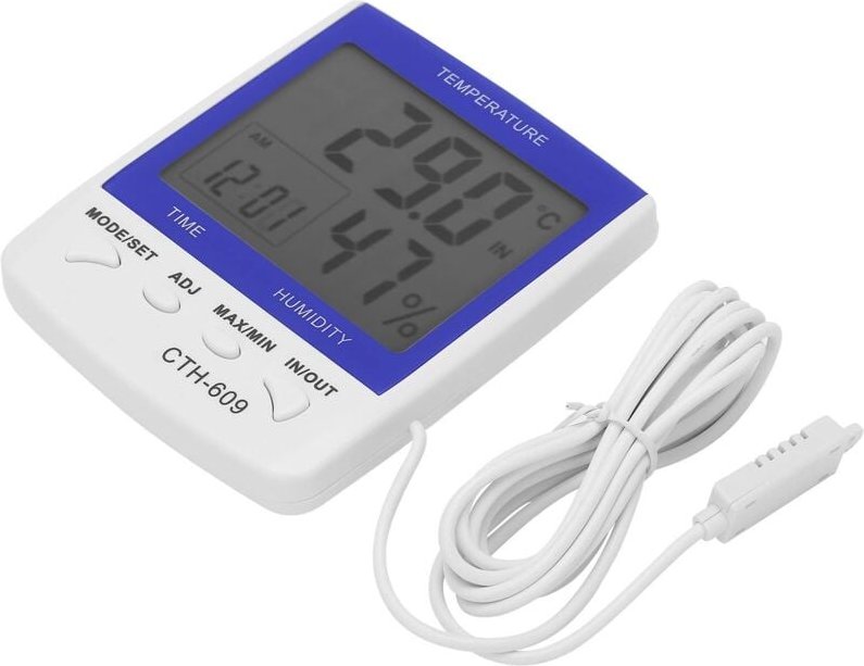 Multifunktionales Wandthermometer und Hygrometer für Temperatur und Luftfeuchtigkeit, geeignet für Gewächshäuser, landwi...