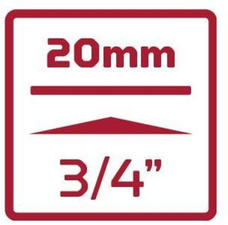 R73004611 Kraftschraubereinsatz 3/4' 6-kant 46 mm Länge 63 mm