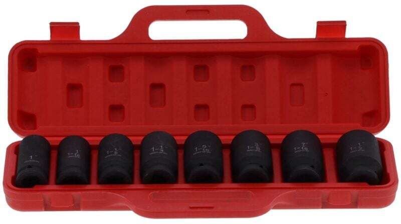 8-teiliger Schlagschrauber-Steckschlüsselsatz, Steckschlüsselsatz, Schlagschrauber-Steckschlüsselsatz, hohes Drehmoment,...