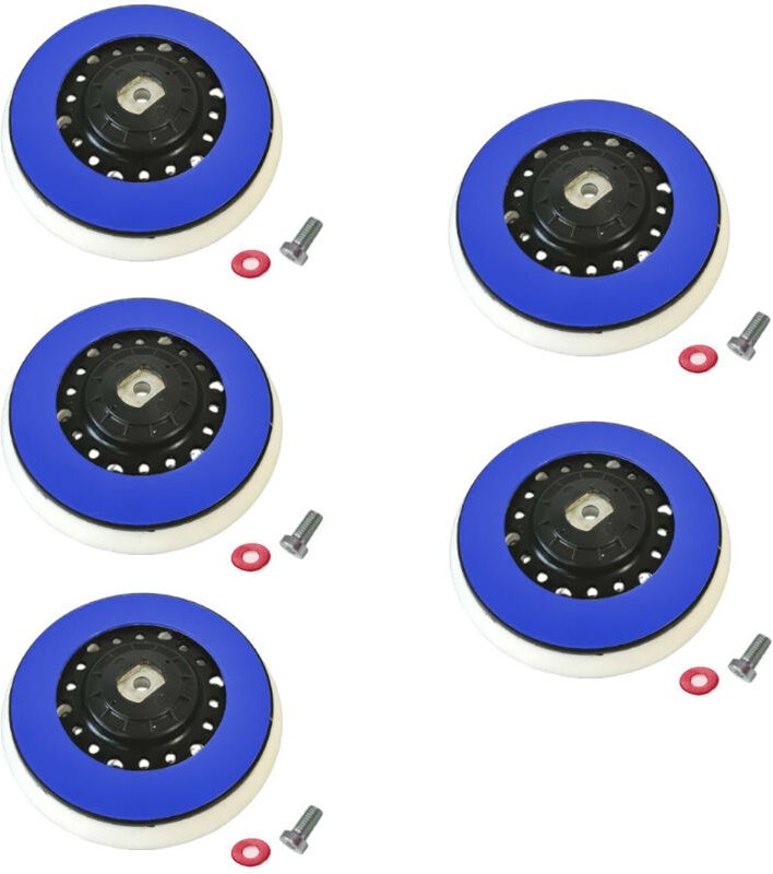 Trade-Shop Klett Polierteller Schleifteller Stützteller 150mm M8 kompatibel mit Rupes Bigfoot lhr 21 ersetzt 981.321 / i...