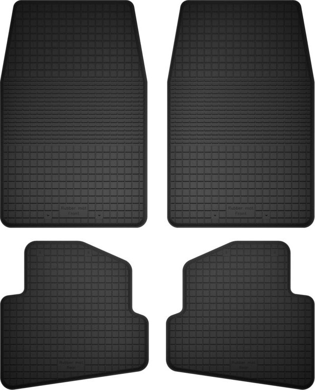 Gummi-Autofußmatten, 4er-Set, Universalmodell: Jeep Wrangler TJ SUV (1996-2006)