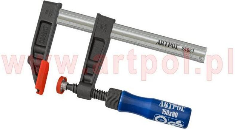 ARTPOL Zimmermannsklemme 120 x 250 mm Typ (F) TÜV/GS