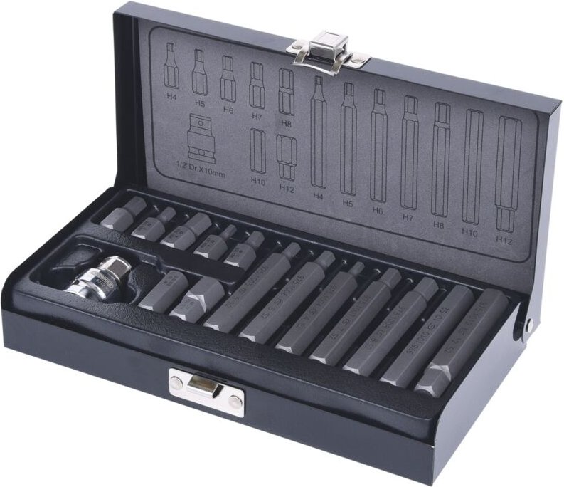 KS Tools 10 mm Bit-Satz, 15-tlg., Innensechskant