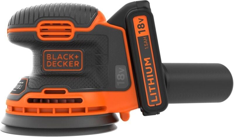 Black&decker - rotorbitale schleifmaschine 18V b+d li bd cros 18 + tasche und schleifscheibe
