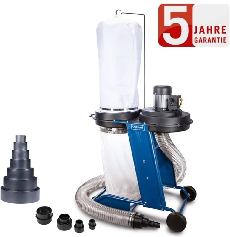Scheppach - Absauganlage Späneabsaugung HD12 75L + Adapter Set flex. Adapter