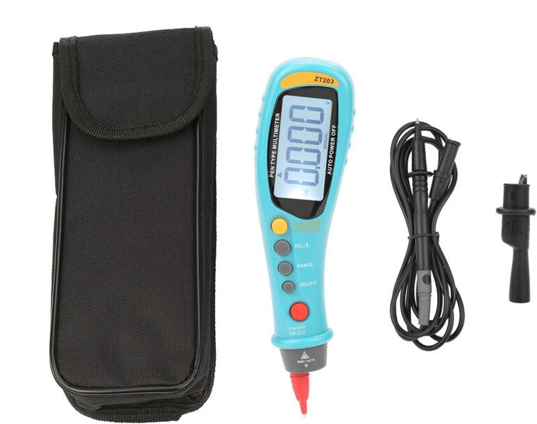 BSIDE ZT203 tragbares digitales Multimeter, 6000 Counts, True RMS-Messung, AC/DC-Voltmeter.
