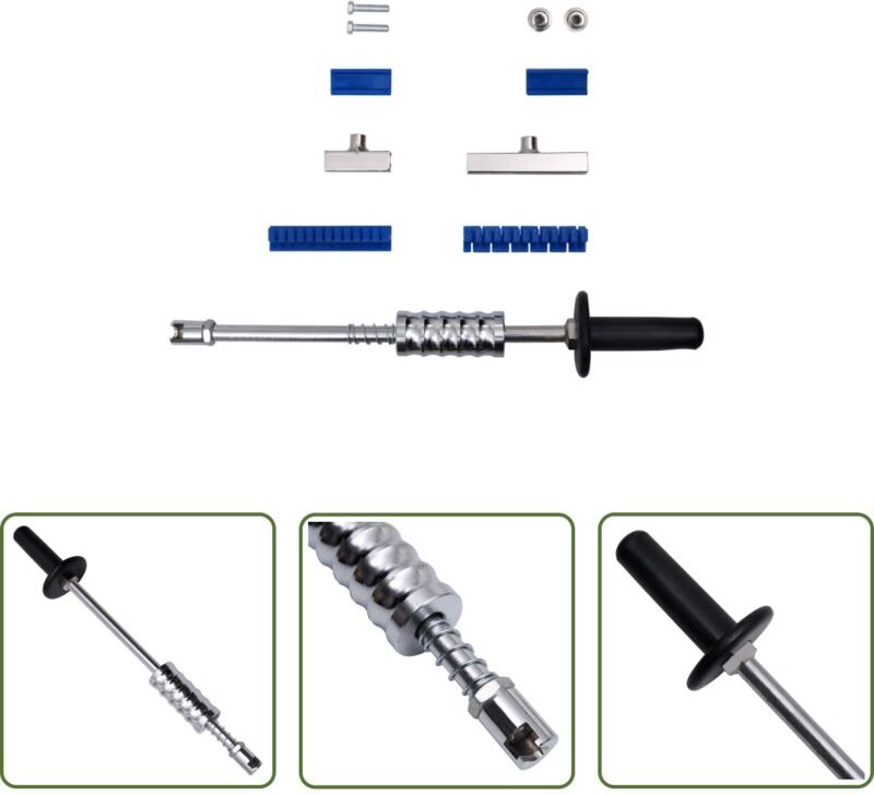 vidaXL Dellen entfernen - 7-tlg. Gleithammer-Set Kohelstoffstahl