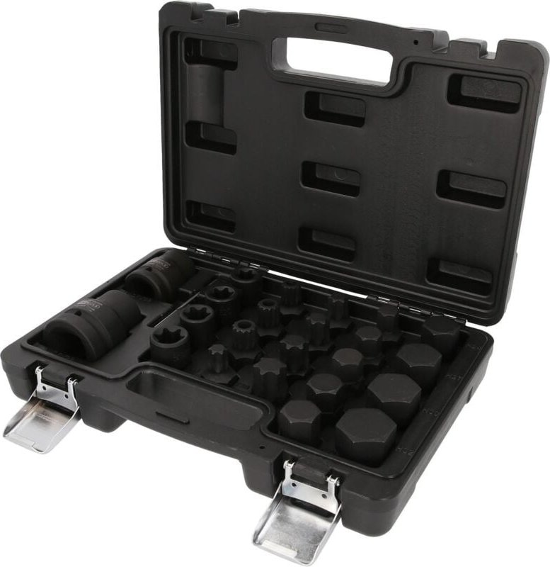 3/4" + 1" Kraft-Wechselbit-Satz, 23-tlg