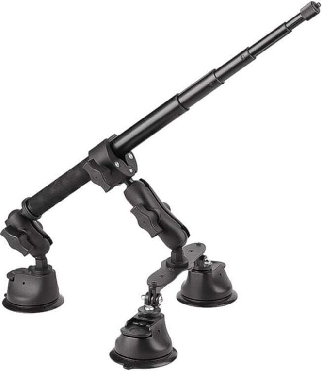 Saugnapf-Set fürs Auto mit Kugelkopfadapter, Selfie-Stick für Action-Kamera-Zubehör X4 X3