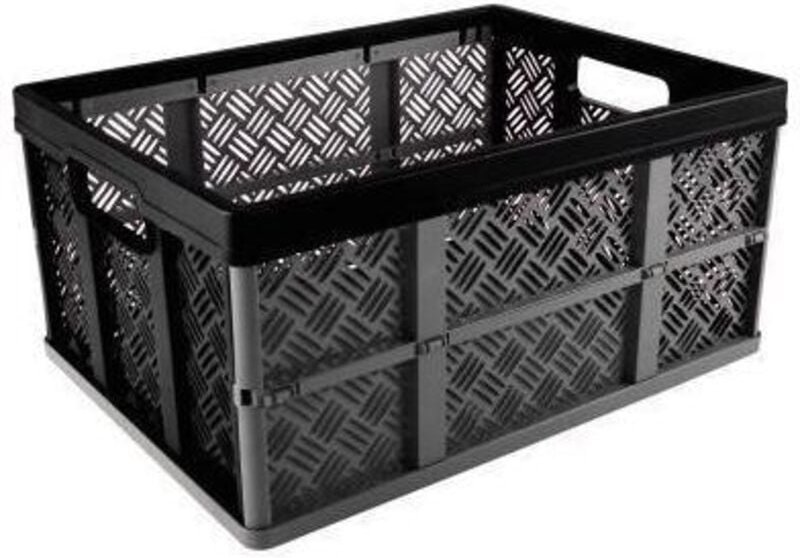 Klappbox the flap-line Basic 47,5 x 22,7 x 35 cm (b x h x t) 32l Kunststoff anthrazit/schwarz