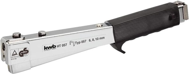 Profi Hammertacker ht 57 'Tacker-Gerät mit Handtacker-Funktion, befestigt Tacker-Klammern schnell & stark, Alternative z...