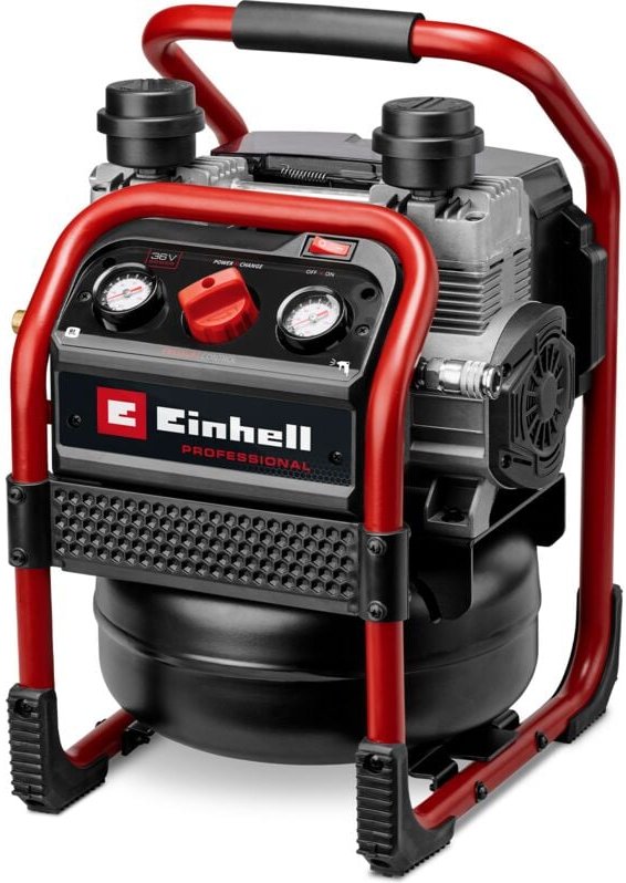 Einhell - Professional Akku-Kompressor silenzzo 36/210 Power X-Change (36 v, max. 8 bar, 8 l Tank, 210 L/min Ansaugleist...