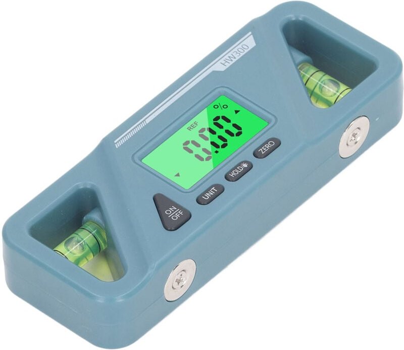 Neigungsmesser, digitaler LCD-Winkelmesser mit schneller Messreaktion, 4 × 90° Winkelbereich, digitale Wasserwaage für H...