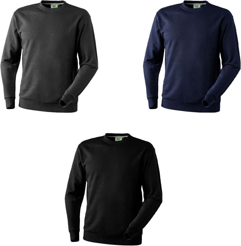 Phoenix Arbeits-Sweatshirt mit Rundhalsausschnitt - l - Schwarze - Neri