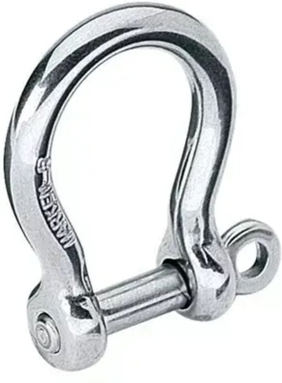 21 mm/6 mm Edelstahl-Bügelschäkel – korrosionsbeständig