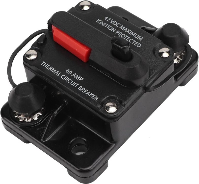 Eosnow - 12V 30A/40A/60A Auto Stereo Audio Annäherungsableer Inline -Leistungsschalter Selbstwiederherstellung Sicherung...