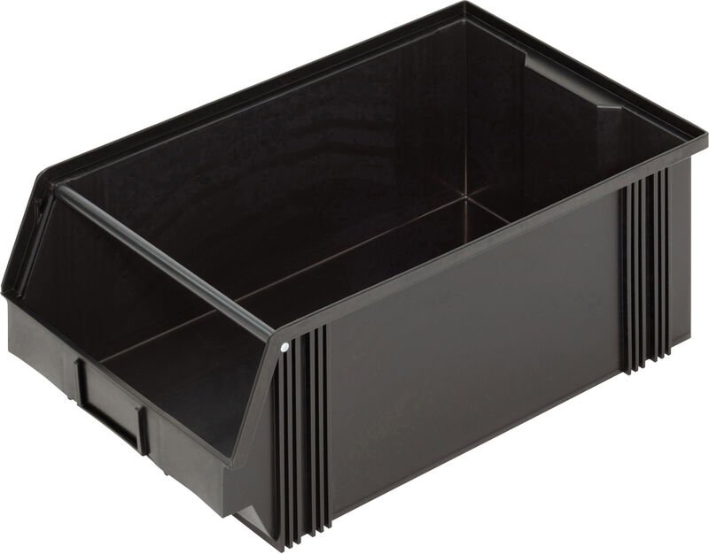 1394002197 esd Kunststoffbox CB2MC (b x h x t) 300 x 200 x 500 mm Schwarz 1 St. - Alutec