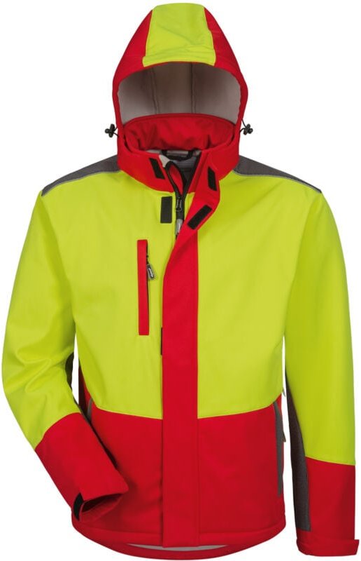 Gr .2XL (62/64) SCHLEHE WALDARBEITER SOFTSHELL-JACKE gelb SCHLEHE FORESTRY S