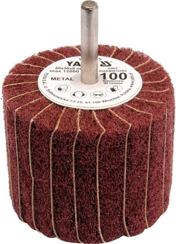 Fächerschleifscheibe mit Schaft 60x50x6 p200 YT-83397 YATO