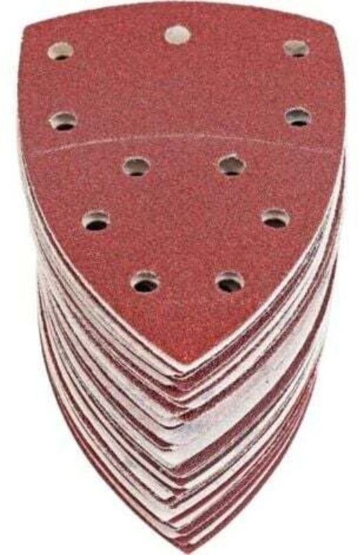 60 Stück Dreieck-Schleifblätter, Dreieck-Schleifpapier für Delta-Schleifer, 105 x 152 mm, Körnung P40/60/80/120/180/240