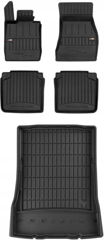 3D SET Gummimatten und Fußmatten BMW 7 G12 Limousine 2015-2022