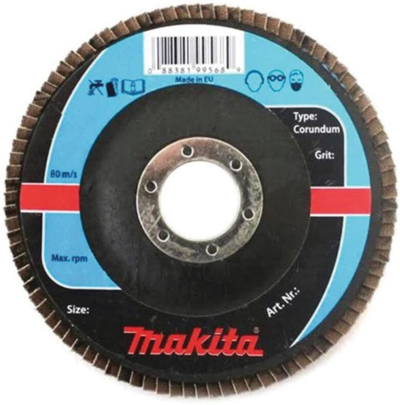 Makita Fächerscheibe 1 Stk. • 115 mm • 22,23 mm • K60 • Stahl