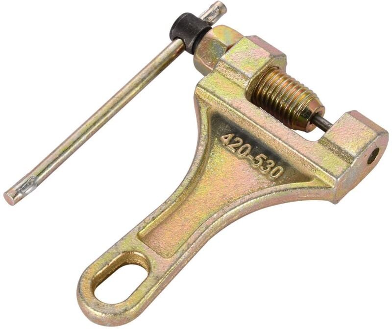 Ersatzkettenwerkzeug für Ketten der Größen 428, 520, 525, 528 und 530 (Werkzeug für Motorrad, Quad, Gold)