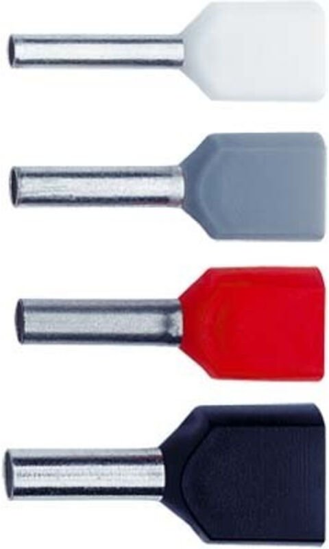 Klauke Zwillings-Aderendhülse 2x0,75qmm gr isol 870/10 100 Stk