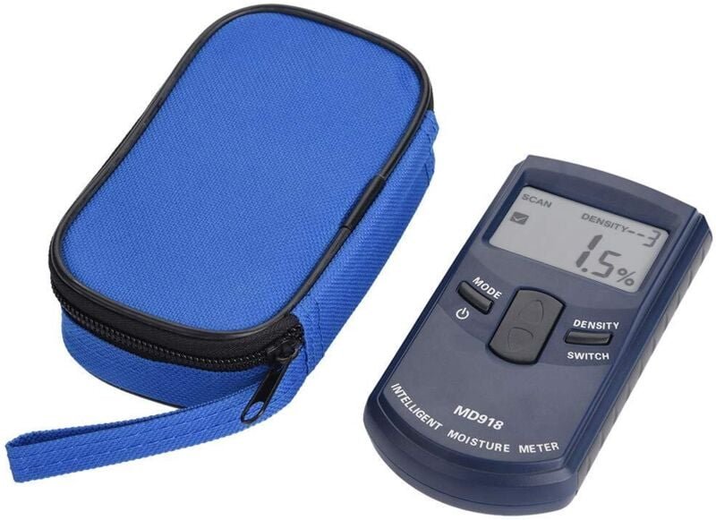 MD918 LCD-Smart-Temperatur- und Feuchtigkeitsmessgerät, Holzfeuchtemessgerät, verbessertes induktives digitales Feuchtig...