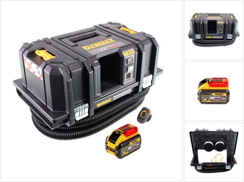 Dewalt DCV 586 MN Akku Nass- und Trockensauger 54V 11L Brushless + 1x FlexVolt Akku 9,0Ah - ohne Ladegerät