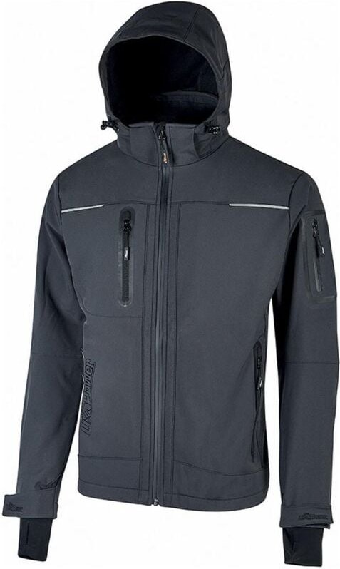 U-Power Space Arbeit Softshelljacke - XXXL - Dunkelgrau