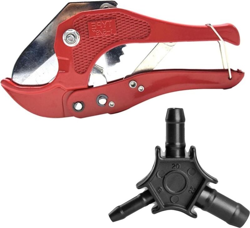 Mehrlagiges Rohrschneid- und Entgratwerkzeugset, Rohrschneiderzange für 1-5/8 Zoll (42 mm) Rohre mit ergonomischem Griff...