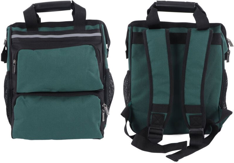 Werkzeugrucksack, Hardware-Rucksack, Werkzeugtasche aus dickem Canvas, Mehrfach-Campingrucksack mit großem Fassungsvermö...