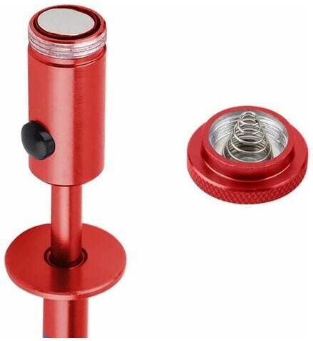 Ymyny Magnetisches Aufnehmwerkzeug mit 4 Klauen, flexibles magnetisches Aufnehmwerkzeug mit led, biegbares Handaufnehmwe...