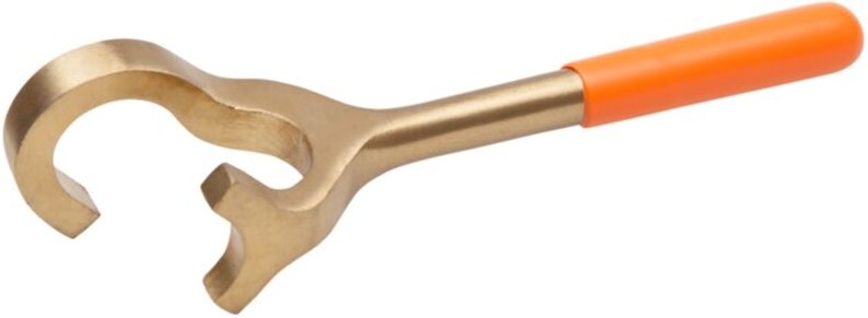 Bahco 60-mm-Ventilschlüssel aus Aluminiumbronze, funkenfrei, 800 mm