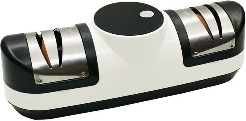 Elektrischer Doppelkopf-Messerschärfer, multifunktionaler Messerschärfer für den Haushalt