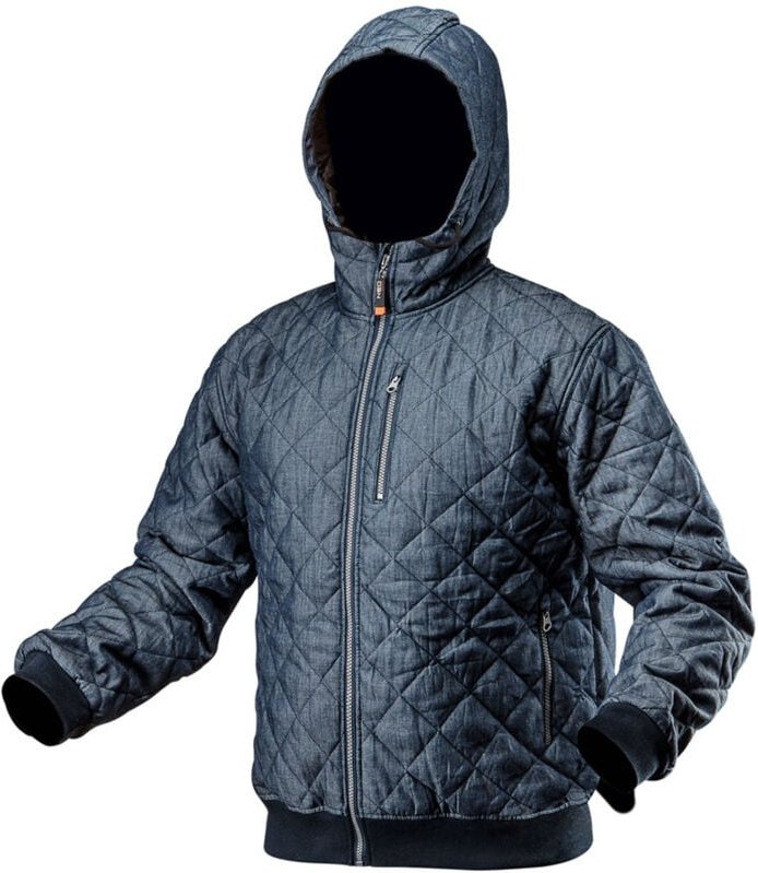 Stylische Arbeitsjacke, gesteppt, Jeansoptik xxl