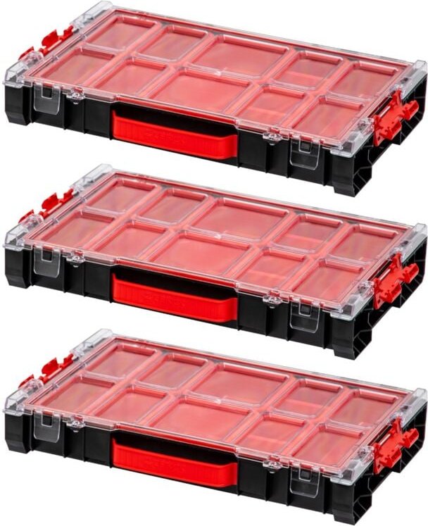 3x pro 100 Organizer 452 x 296 x 79 mm 5 l stapelbar IP54 - Qbrick System